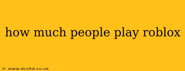 how much people play roblox
