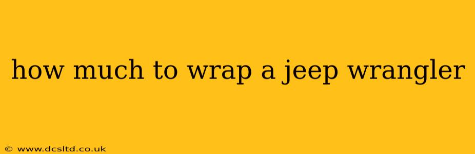 how much to wrap a jeep wrangler
