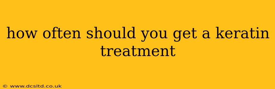 how often should you get a keratin treatment