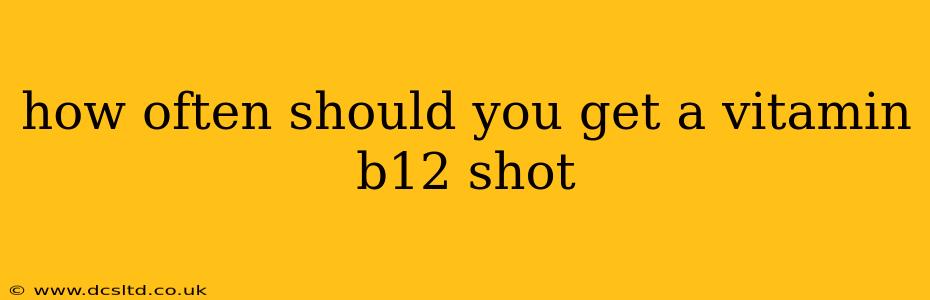 how often should you get a vitamin b12 shot