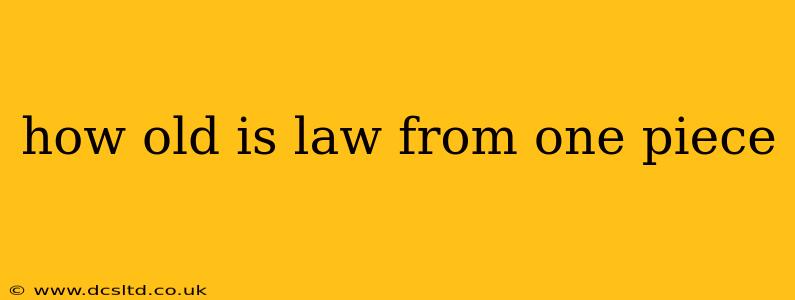 how old is law from one piece