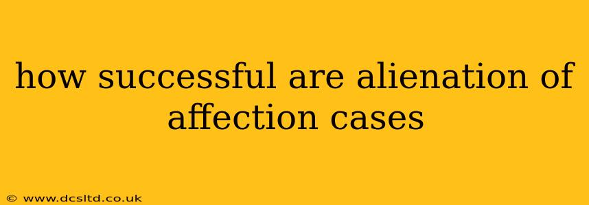 how successful are alienation of affection cases