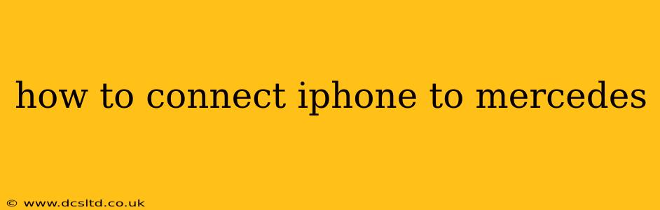 how to connect iphone to mercedes