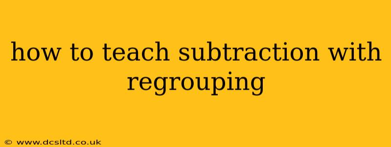 how to teach subtraction with regrouping