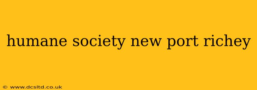 humane society new port richey