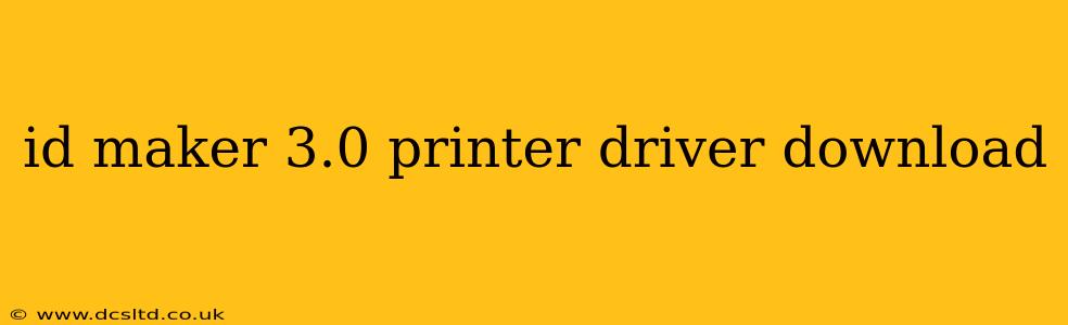 id maker 3.0 printer driver download