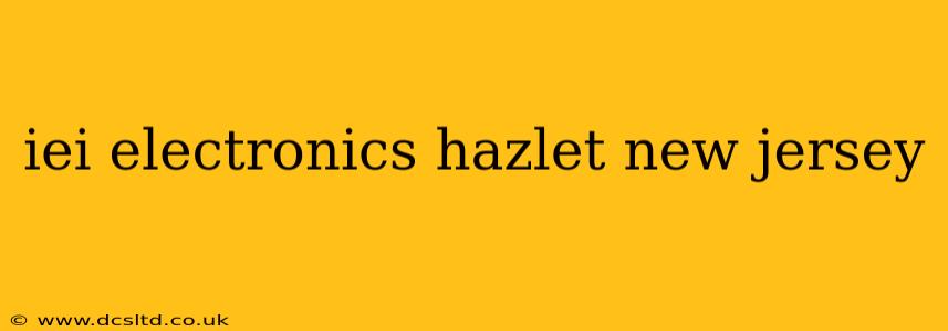 iei electronics hazlet new jersey