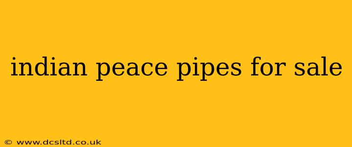 indian peace pipes for sale