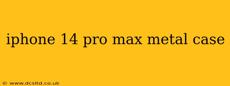 iphone 14 pro max metal case