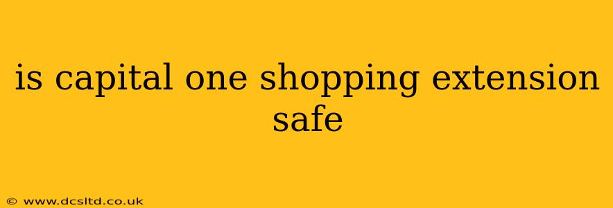 is capital one shopping extension safe