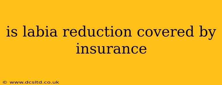 is labia reduction covered by insurance
