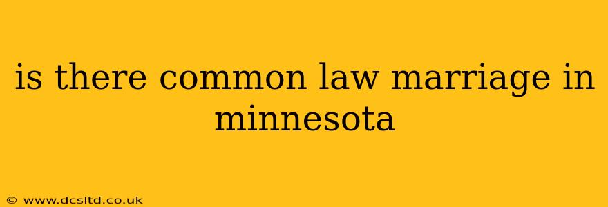 is there common law marriage in minnesota