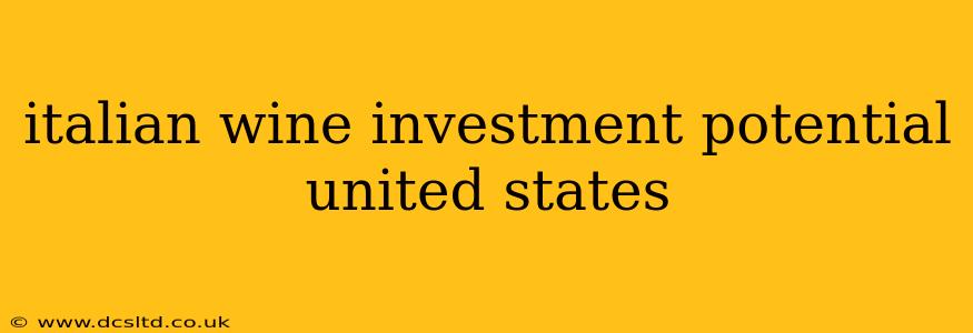 italian wine investment potential united states