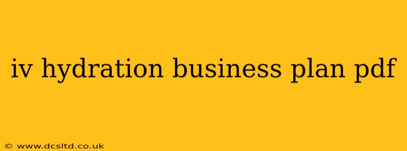 iv hydration business plan pdf
