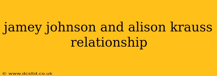 jamey johnson and alison krauss relationship