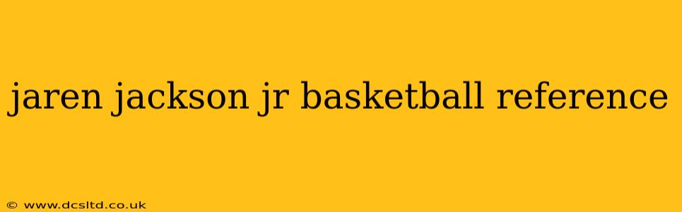 jaren jackson jr basketball reference