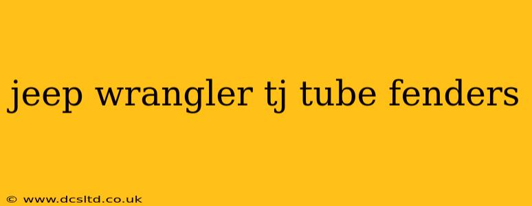 jeep wrangler tj tube fenders