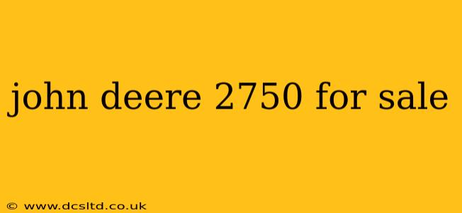 john deere 2750 for sale