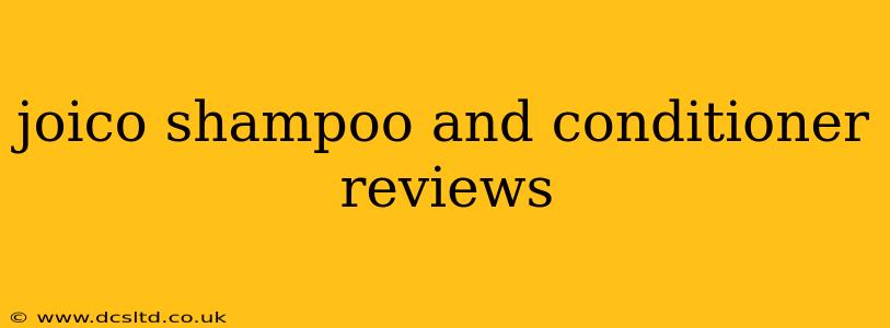 joico shampoo and conditioner reviews
