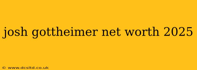 josh gottheimer net worth 2025