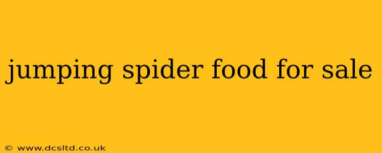 jumping spider food for sale