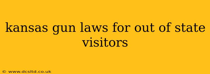 kansas gun laws for out of state visitors