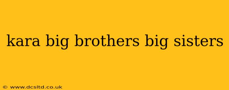 kara big brothers big sisters