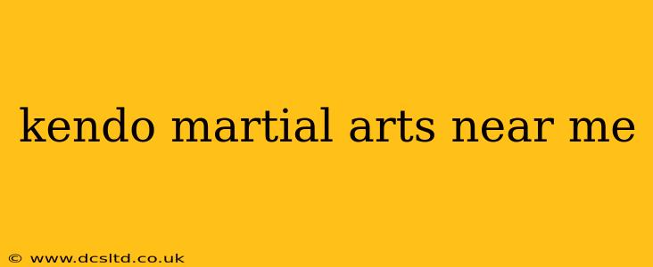 kendo martial arts near me