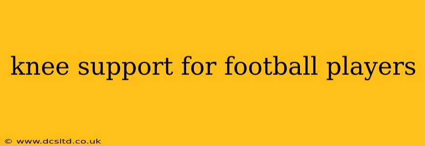knee support for football players