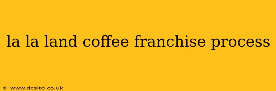 la la land coffee franchise process
