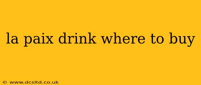 la paix drink where to buy