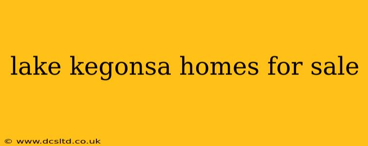 lake kegonsa homes for sale
