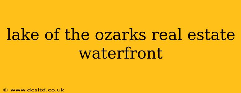 lake of the ozarks real estate waterfront