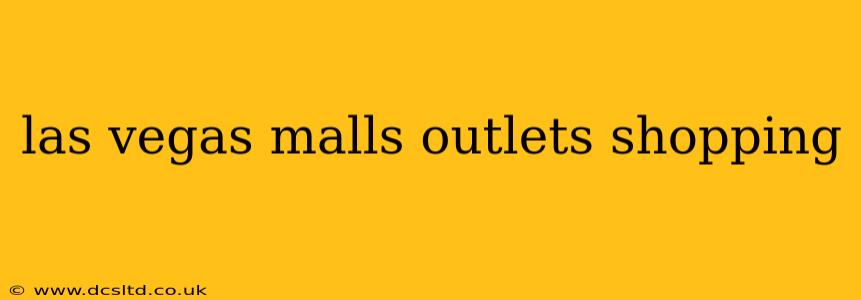 las vegas malls outlets shopping