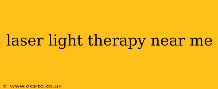 laser light therapy near me