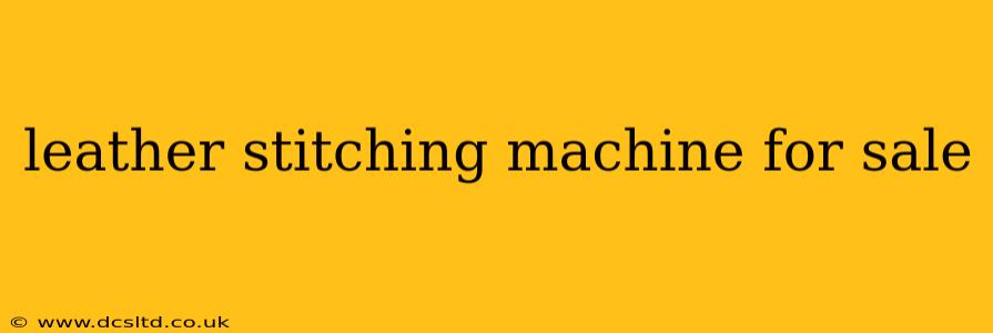 leather stitching machine for sale