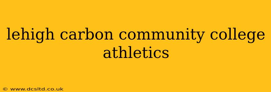 lehigh carbon community college athletics