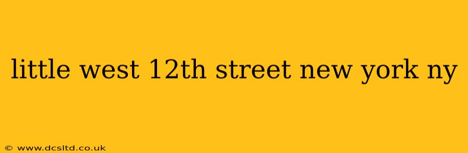 little west 12th street new york ny