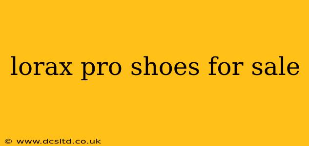 lorax pro shoes for sale