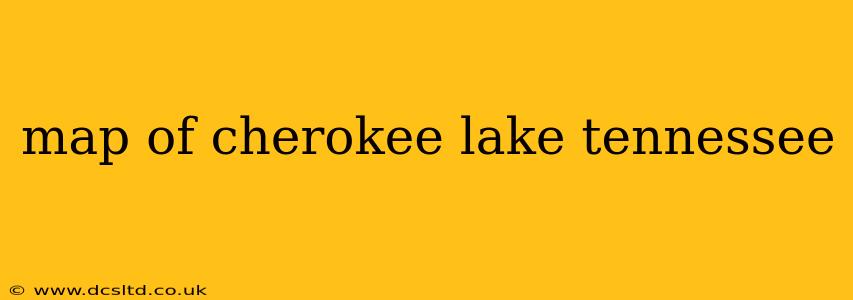 map of cherokee lake tennessee