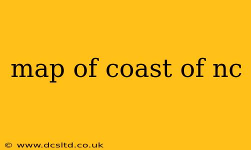 map of coast of nc
