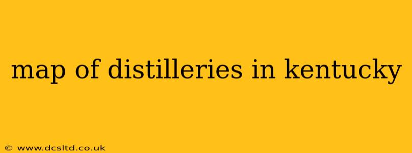 map of distilleries in kentucky