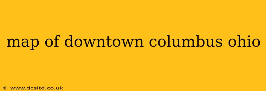 map of downtown columbus ohio