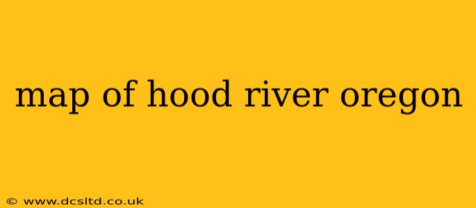 map of hood river oregon