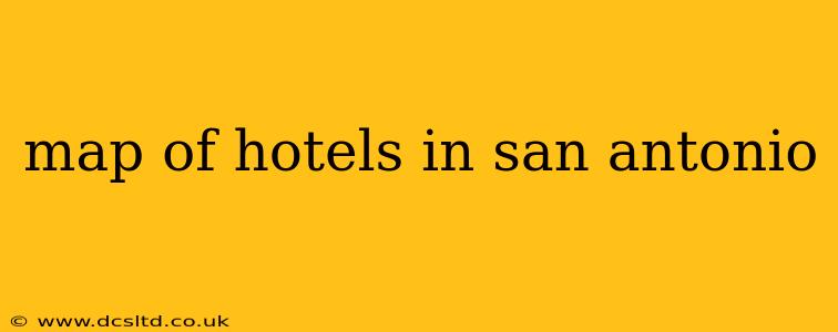 map of hotels in san antonio
