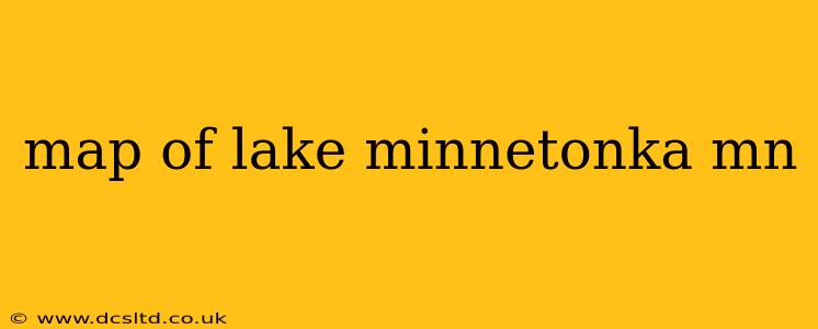 map of lake minnetonka mn
