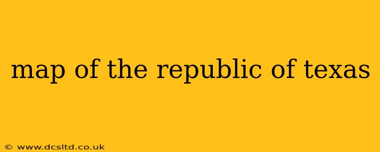 map of the republic of texas