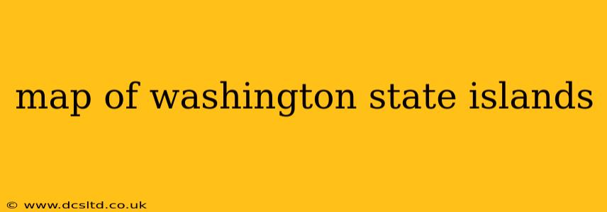 map of washington state islands