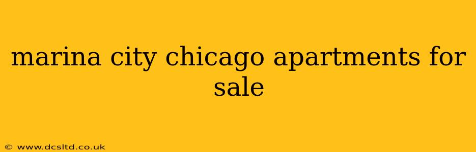 marina city chicago apartments for sale