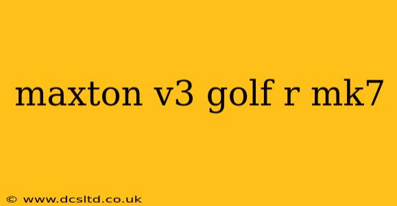 maxton v3 golf r mk7
